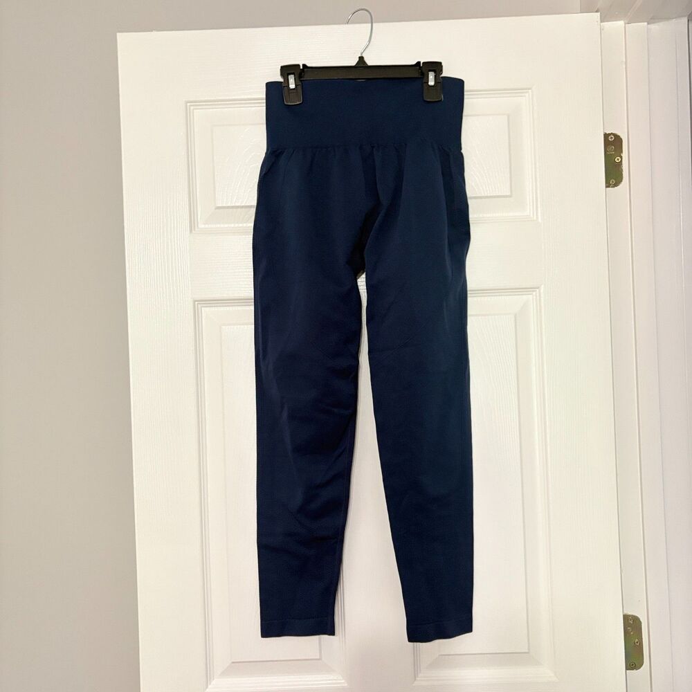 Halara Leggings XL Blue Seamless Flow High Waisted Tummy Control Butt Lifting